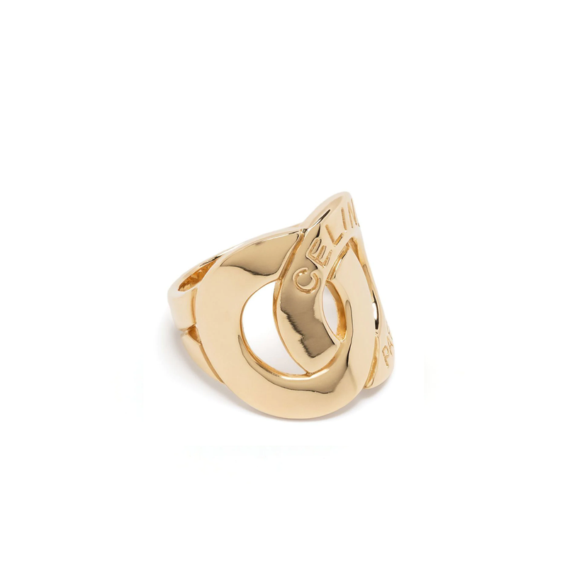 18k Gold Interlocking Circle Ring - Rewind Vintage Affairs