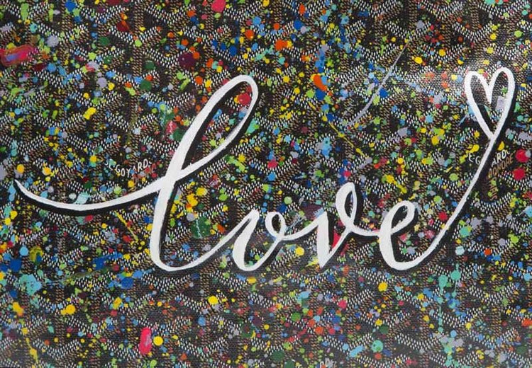 Customised "Love" Monogram St Louis Bag - rewindvintageofficial