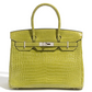 Birkin 30 Porosus Vert Chartreuse - Rewind Vintage Affairs