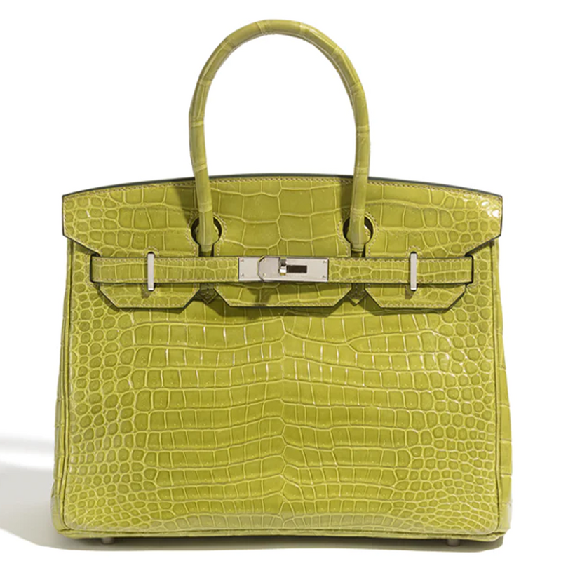 Birkin 30 Porosus Vert Chartreuse - Rewind Vintage Affairs