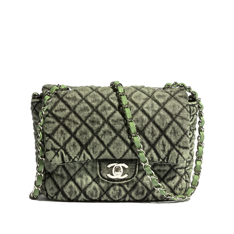 Chanel Denim Quilted Small Flap Grey Black – Coco Approved Studio