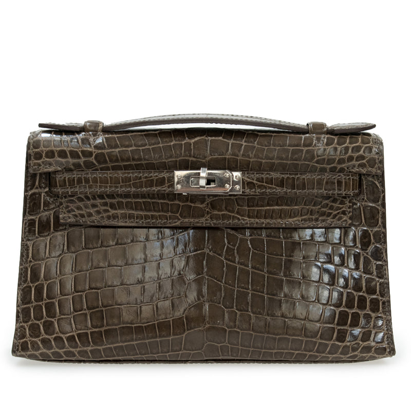 Gris Elephant Kelly Pochette - Rewind Vintage Affairs