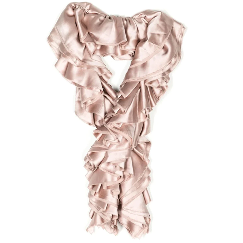 Draped Silk Scarf - Rewind Vintage Affairs