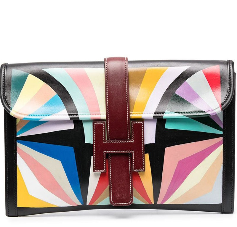 Customised Geometric Jige Clutch - rewindvintageofficial