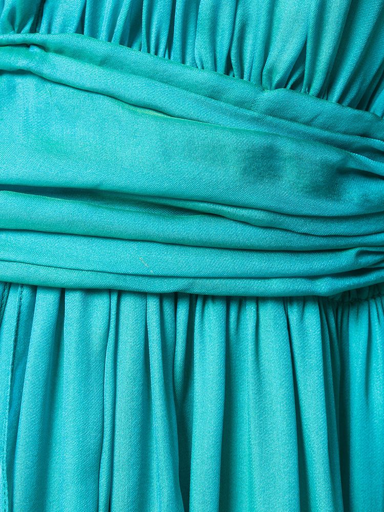 Iridescent Silk Gown - rewindvintageofficial