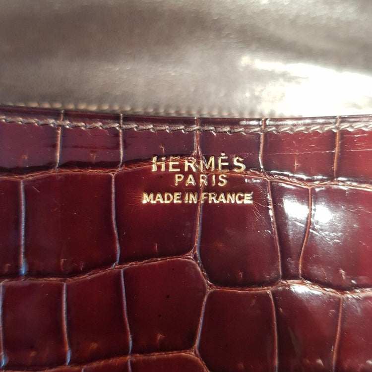 Hermès Miel 23cm Exotic Constance Bag