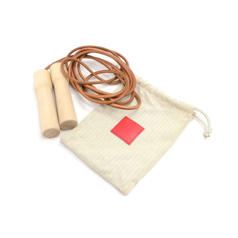 Wood and Leather Jump Rope 2013 - rewindvintageofficial