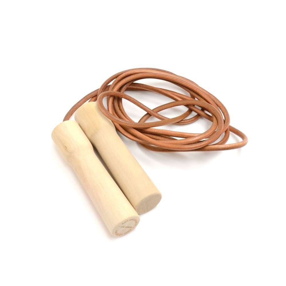 Wood and Leather Jump Rope 2013 - rewindvintageofficial