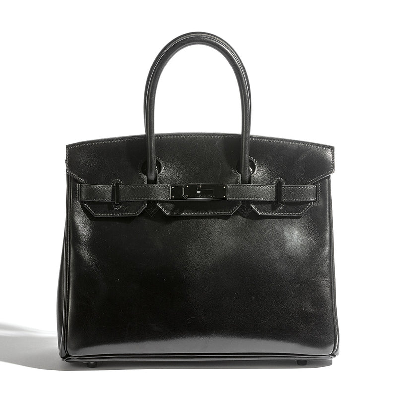Limited Edition 30cm So Black Birkin by JPG - Rewind Vintage Affairs