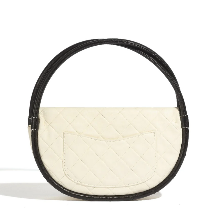 SS13 Hula Hoop Bag White - Rewind Vintage Affairs