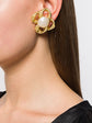 Square Pearl Embellished Earrings - rewindvintageofficial