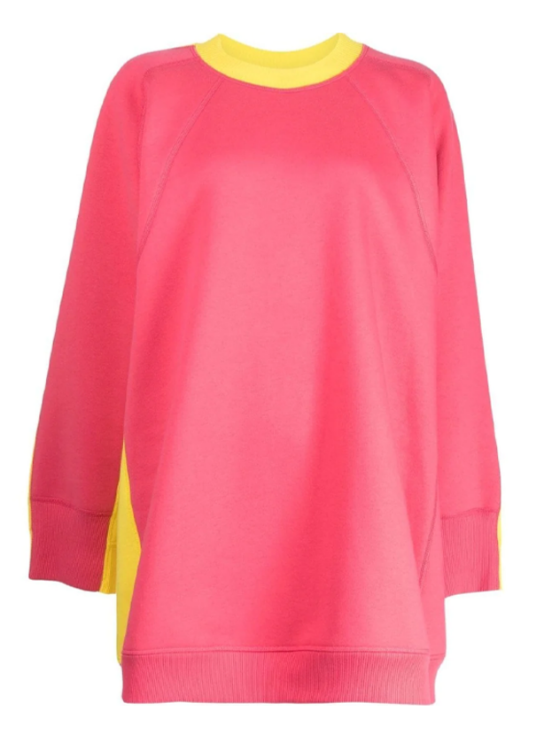 Colour Block Oversized Sweatshirt - Rewind Vintage Affairs