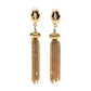 Goossens Gold Tangle Clip-on Earrings - Rewind Vintage Affairs