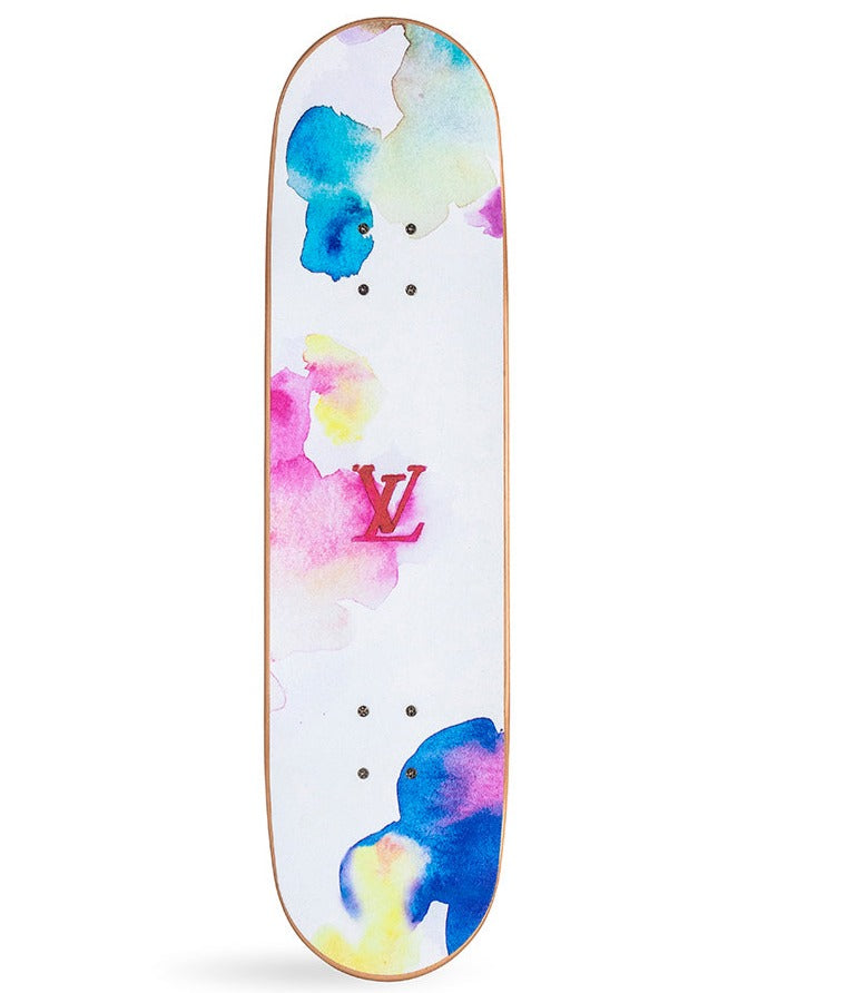 Watercolour Monogram Skateboard - Rewind Vintage Affairs