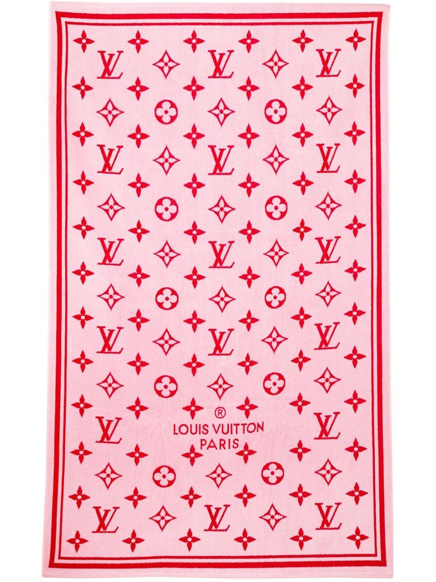 LV Logo Print Towel
