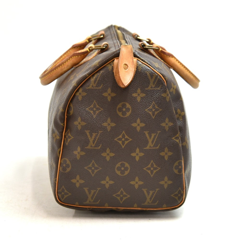 Louis Vuitton, Bags, Louis Vuitton Speedy 25 Vintage Lv Brown Monogram  Classic Handbag