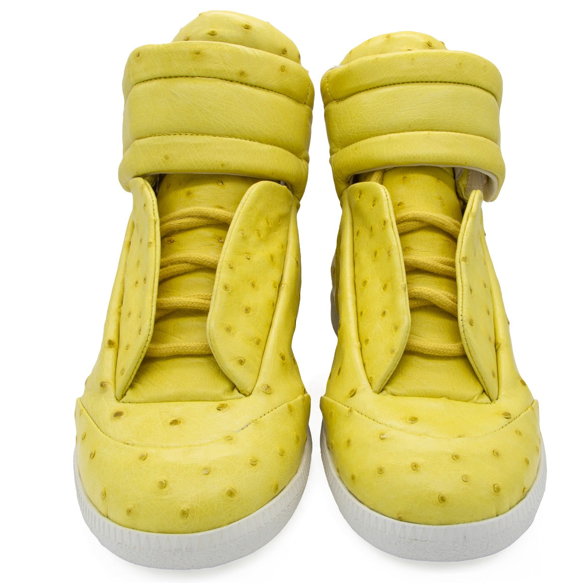 Yellow High-top Future Sneakers - Rewind Vintage Affairs