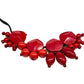 Red Acrylic Pendant Necklace - rewindvintageofficial