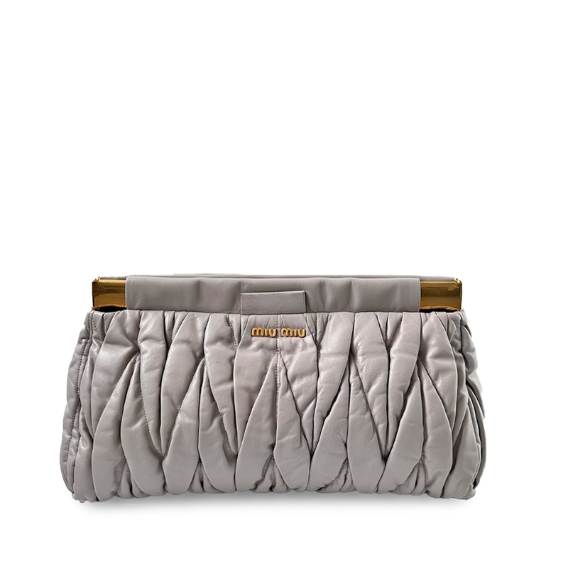 Putty Matelassé Clutch