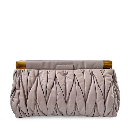 Putty Matelassé Clutch