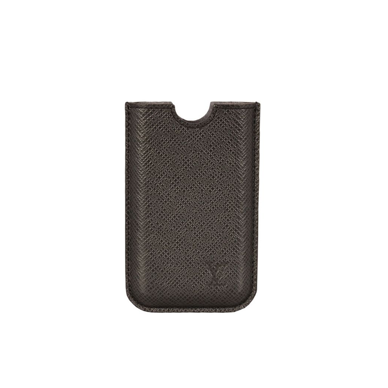Black Taiga Leather iPhone Case - Rewind Vintage Affairs