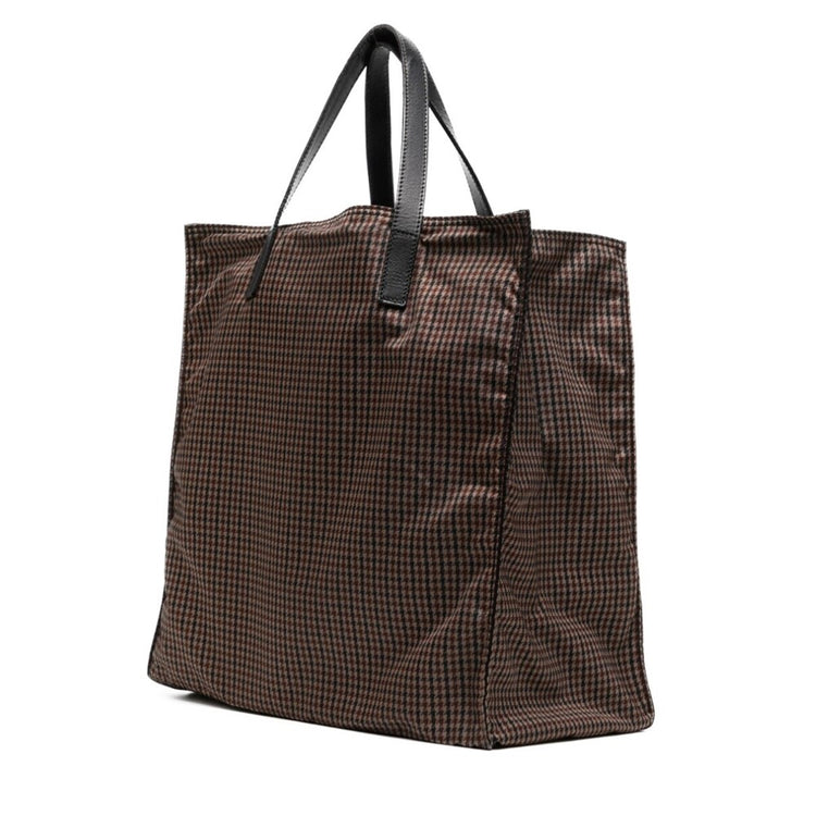 Tessuto Stampato Houndstooth Tote Bag - Rewind Vintage Affairs