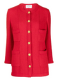 Red Round-Neck Jacket