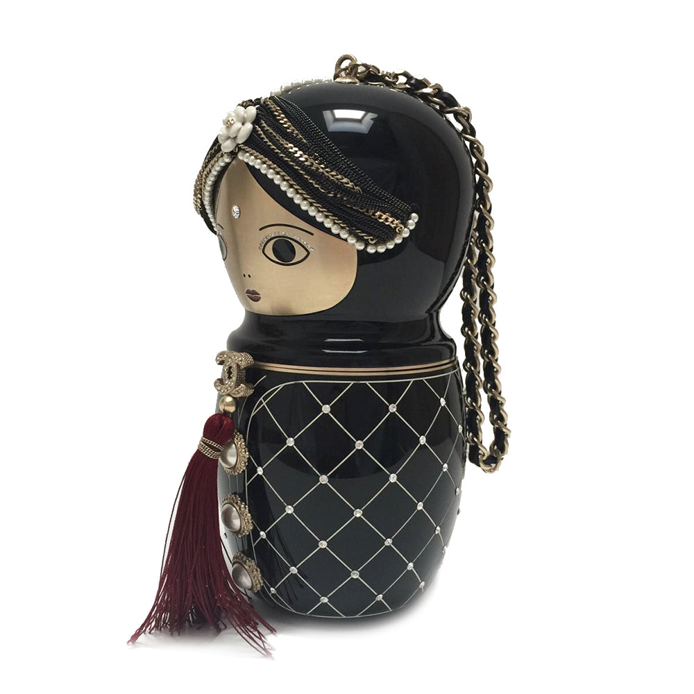 Chanel russian best sale doll bag