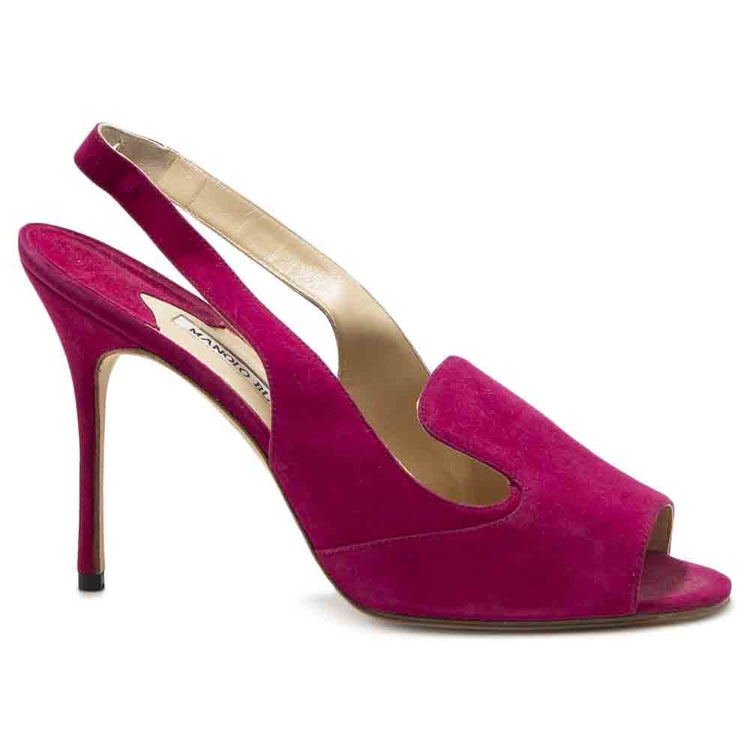 Fuchsia Pink Slingbacks - rewindvintageofficial