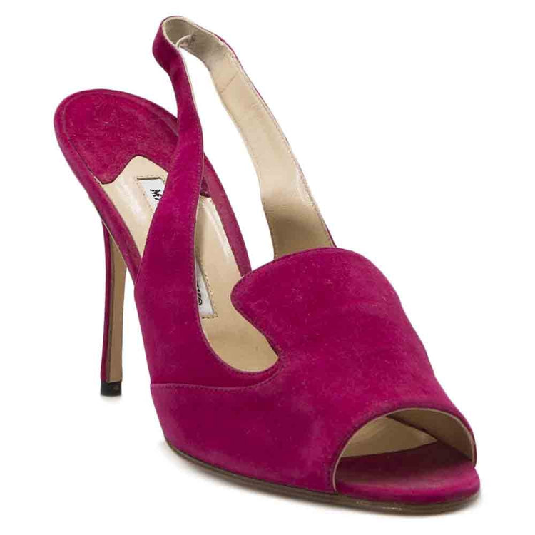 Fuchsia Pink Slingbacks - rewindvintageofficial