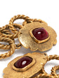 Stone Chain-link Drop Earrings - Rewind Vintage Affairs