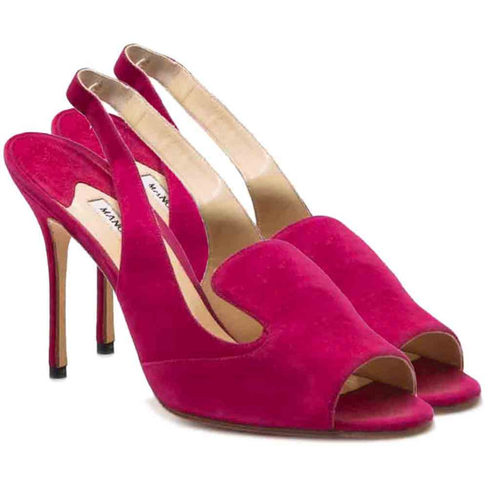 Fuchsia Pink Slingbacks - rewindvintageofficial